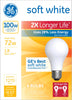 GE 72 W A19 Decorative Halogen Bulb 1,270 lm Soft White (Pack of 12)