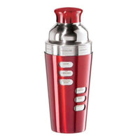 Oggi 23 oz Red Stainless Steel Cocktail Shaker