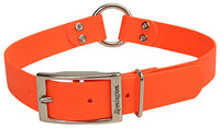 Dog Collar, waterproof, Orange, 1 x 22-in