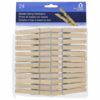 24PK WD Clothespin