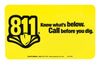 Call 811 Decal Pk/25