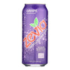 Zevia Zero Calorie Soda - Grape - Case of 12 - 16 fl oz