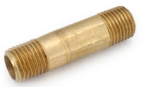 Amc 736113-0448 1/4" X 3" Low Lead Brass Nipples