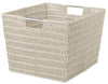 Whitmor Latte Storage Bin 9.8 in. H X 15 in. W X 13 in. D Stackable