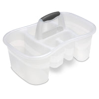 Sterilite 15878606 15" Clear Bath Caddy (Pack of 6)