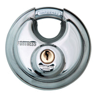 Master Lock Fortress 6.6 in. H X 2-3/4 in. W Stainless Steel 4-Pin Tumbler Shrouded Shackle Padlock