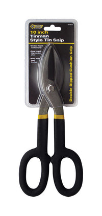 Steel Grip 10 in. Carbon Steel Straight Tin Snips 1 pk