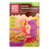 Mom's Best Naturals Toasted Cinnamon Squares - Case of 14 - 17.5 oz.