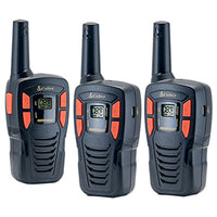 Walkie Talkies, Compact, 16-Mile Range, 3-Pk.