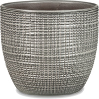 Planter, Indoor, Pimienta Gray Ceramic, 5.5 x 4.75-In. (Pack of 5)