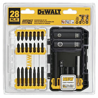 DeWalt Impact Ready Screwdriving Bit Set Heat-Treated Steel 28 pc