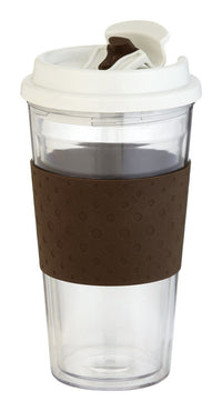 Copco 16 oz. Brew View Tumbler Brown (Pack of 6)