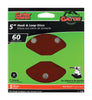 Gator 5 in. Aluminum Oxide Hook and Loop Sanding Disc 60 Grit Coarse 5 pk