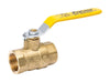 Mueller  1 in. Brass  Threaded  Ball Valve