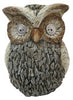 Alpine Corporation Qwr674slr 10 Solar Owl Statue (Pack of 2)