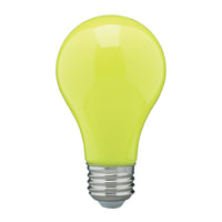 Satco A19 E26 (Medium) LED Bulb Yellow 60 W 1 pk