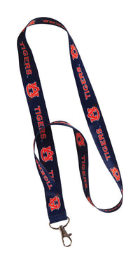 Hillman Auburn Tigers Polyester Multicolored Decorative Key Chain Lanyard (Pack of 6)