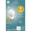 GE Lighting LED+ A19 E26 (Medium) LED Smart Bulb Soft White 60 Watt Equivalence 1 pk