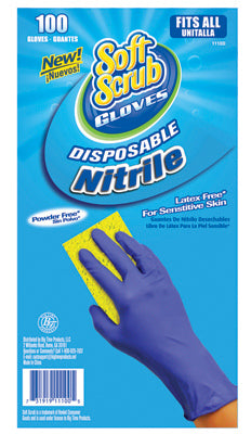 Grease Monkey Cleaning Disposable Nitrile Gloves, Size XL - Blue - 1 Each