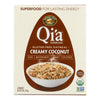 Nature's Path Organic Qi'A Superfood Hot Oatmeal - Creamy Coconut - Case of 6 - 8 oz.