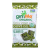 Gimme Seaweed Snacks Seaweed Snack - Organic - Extra Virgin Olive Oil - Case of 12 - .35 oz