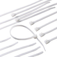 Cable Tie, Nylon, White, 8-In., 500-Pk.