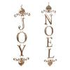 Celebrations Joy/Noel Hanging Words Assortment Xmas Decorations (Pack of 12)