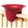 Rail Planter Red 18" Rnd