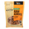 Woodstock Organic Raw Almonds - Case of 8 - 7.5 OZ