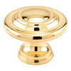 Prime-Line Polished Gold Metal Bi-Fold Door Knob 1 pk