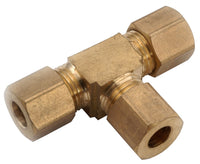 Amc 750064-04 1/4" Brass Lead Free Compression Tee (Pack of 5)