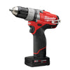 Milwaukee M12 FUEL 12 V 450-1700 RPM Li-Ion Red Cordless Compact Drill/Driver