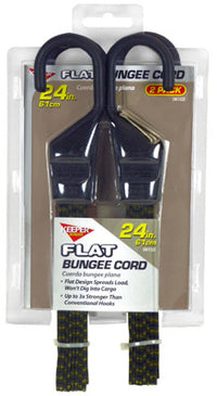 Flat Bungee Cord, Camo, 24-In., 2-Pk.