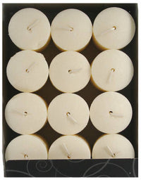 Candle lite 1276570 2" Vanilla Wafer Scented Votive Candle (Pack of 12)