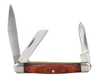 Bear & Son Cutlery  Small Stockman  Brown  440 Stainless Steel  4-7/8 in. Pocket Knife