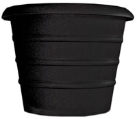 Akro Mils MSA12001G18 12" Black Marina Planter (Pack of 8)