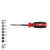 Milwaukee  SAE Hex Key  9-in-1  Multi-Bit Driver  9 in.