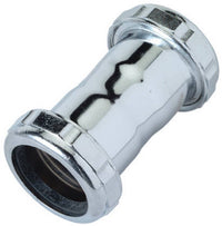 1-1/4-Inch Chrome Drain Coupling