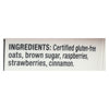 Love Grown Foods Hot Oats - Strawberry and Raspberry - Case of 8 - 2.22 oz.