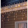 Celebrations Gold LED Mini Cool White 100 ct Icicle Christmas Lights 6 ft.