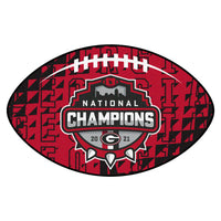 Georgia Bulldogs 2021-22 National Champions Football Rug - 20.5in. x 32.5in.