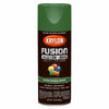 Krylon Fusion All-In-One Satin Spring Grass Paint + Primer Spray Paint 12 oz. (Pack of 6)