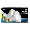 Feit Electric 65 W BR30 Track and Recessed Incandescent Bulb E26 (Medium) Soft White 2 pk