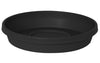 Bloem Terra 2.7 in. H X 14.75 in. D Plastic Plant Saucer Black