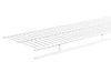 Wardrobe Wire Shelf, White, 6-Ft. x 12-In.