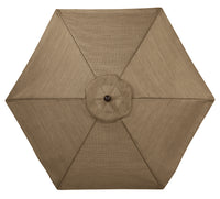 Living Accents 8401697 9' Tan Tiltable Living Accents Patio Umbrella