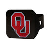 University of Oklahoma Black Metal Hitch Cover - 3D Color Emblem