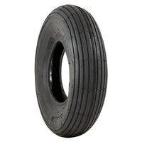 Wheelbarrow Tire, Ribbed Tread, Pneumatic, 4.00-6