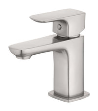 OakBrook Modena Brushed Nickel Single-Hole Bathroom Sink Faucet 2 in.