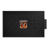 Cincinnati Bengals Super Bowl LVI Heavy Duty Vinyl Medallion Door Mat - 19.5in. x 31in.